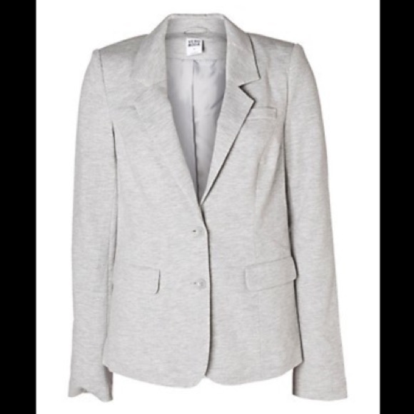 Grey jersey blazer - Picture 9 of 9